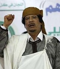 Акция в поддержку Каддафи прошла в Новосибирске