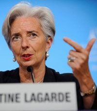 Лагард: поддержка МВФ Украине возможна только при стабилизации обстановки в стране