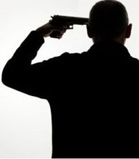 В Донецкой области военный прострелил себе голову