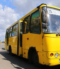 В Киеве угнали маршрутку