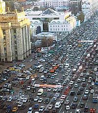 Москву постиг транспортный коллапс