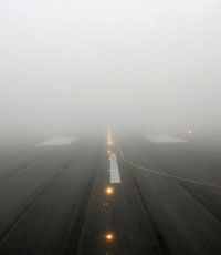 В аэропорту "Борисполь" из-за тумана задерживаются рейсы