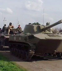 СМИ: ополченцы Донецкой народной республики отбили танк у ВС Украины