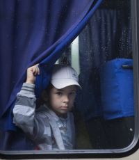 Дети из Славянска, пешком пересекшие границу с Россией, прибыли в Крым