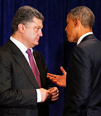 Порошенко пригласил Обаму посетить Украину