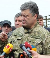Порошенко прибыл в Луганскую область