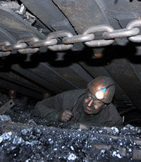 Украина с начала года снизила добычу угля на 50%
