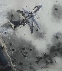 СНБО: аэропорт Донецка разрушен, бои идут за подъезды к нему