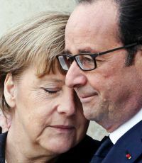 Меркель 20 февраля посетит Париж для встречи с Олландом