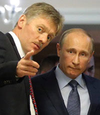 Песков назвал "пустышкой" санкции Украины против Путина