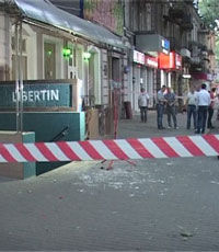 В баре в центре Одессы ночью прогремел взрыв