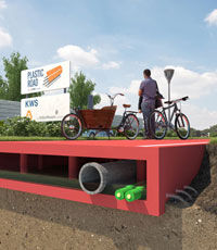 Компания из Нидерландов предложила строить пластиковые дороги