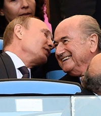 Путин: Блаттер заслужил Нобелевскую премию