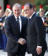 Путин и Олланд обсудили актуальные вопросы