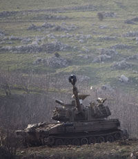 Израиль нанес удары по двум позициям сирийской армии в ответ на обстрел Голанских высот