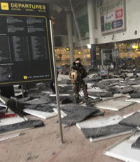 Число жертв взрывов в Брюсселе увеличилось до 21 человека