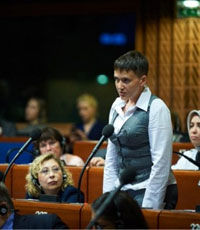 Савченко хочет, чтобы в будущем народы Украины и России жили мирно