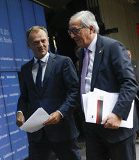 Юнкер и Туск обсудят с Обамой Brexit перед саммитом НАТО в Варшаве