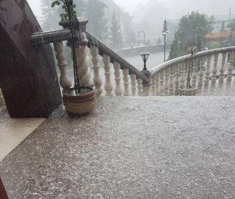 В июле в Карпатах выпал первый снег