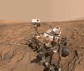 Марсоход Curiosity наткнулся на металлический метеорит