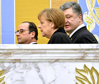Порошенко, Меркель и Олланд договорились о встрече в нормандском формате