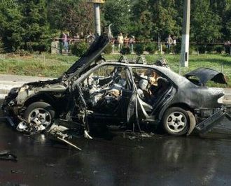 В подорваном автомобиле в Киеве погиб сотрудник ГУР Минобороны
