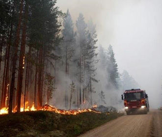 Кабмин решил помочь Швеции в тушении пожаров