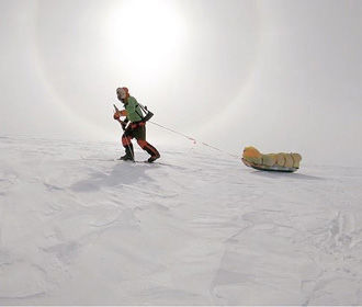 Американец впервые в одиночку пересек пешком Антарктиду