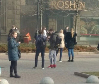 Еще один магазин Roshen пытались поджечь в Киеве