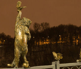 В Виннице с моста украли бронзовую скульптуру кота