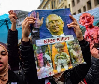 В Стамбуле прошла акция против поддержки Россией войск Башара Асада