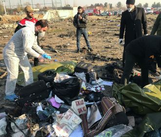Иран приостановил расшифровку самописцев сбитого украинского Boeing