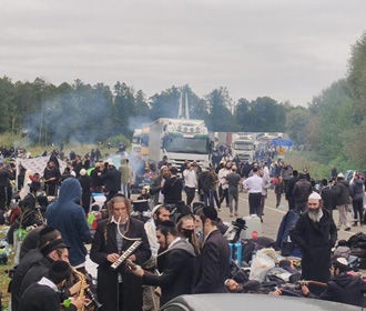 На границе с Украиной находятся до 2,5 тысяч хасидов