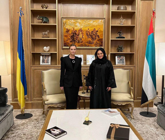 Алла Барановская обсудила вопросы культурного обмена между Украиной и ОАЭ на встрече в посольстве