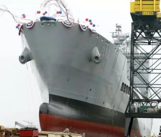 В США спустили на воду военный корабль, названный в честь первого открытого гея в политике