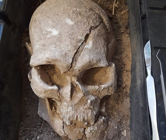 Под Днепром обнаружены останки человека возрастом семь тысяч лет