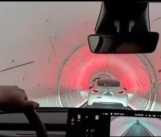 В тоннеле Маска в Лас-Вегасе образовалась пробка