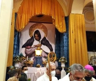 "Мадонна" из киевского метро стала иконой в храме Италии