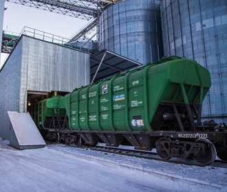 Украина наращивает экспорт зерна железной дорогой