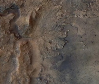 NASA обнаружило вулканические породы в кратере, который когда-то был озером