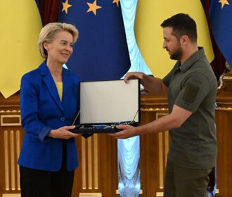 Урсула фон дер Ляйен и Зеленский