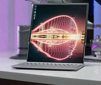 Lenovo представил ноутбук с растягиваемым экраном