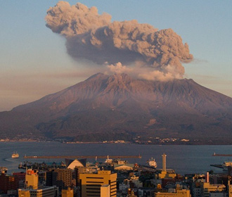 В Японии случилось извержение вулкана Сакурадзима