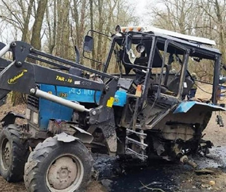 В Херсонской области трактор подорвался на российской мине