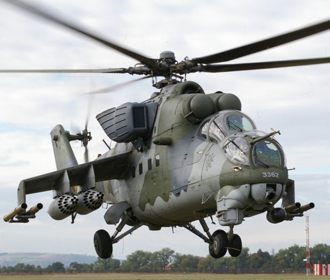 Военный вертолет Ми-24 упал в Польше