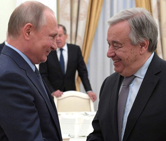 Генсек ООН передал Лаврову письмо для Путина по поводу зерновой сделки