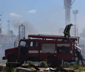 В порту "Рени" в результате атаки дронами разрушено три склада с зерном