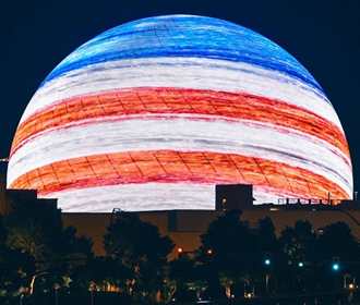 В Лас-Вегасе представили крупнейшее сферическое здание в мире