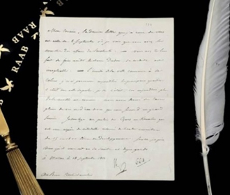 На аукционе продаются письма Наполеона