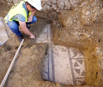 В Албании археологи обнаружили уникальную древнеримскую мозаику